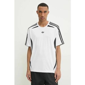 adidas Originals tricou TEAMGEIST TEE bărbați, culoarea alb, cu imprimeu, JP1113 imagine