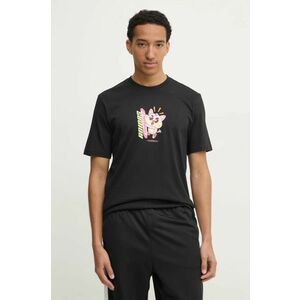 adidas Originals tricou Q12 TS KAWAII bărbați, culoarea negru, cu imprimeu, JP2675 imagine