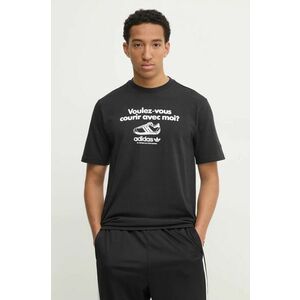 adidas Originals tricou GRFX TEE bărbați, culoarea negru, cu imprimeu, JC8366 imagine