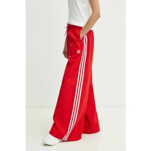 adidas Originals pantaloni de trening OVERSIZED TP culoarea roșu, cu imprimeu, JD3388 imagine