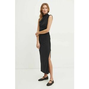 Abercrombie & Fitch rochie culoarea negru, maxi, mulata, KI159-5086 imagine