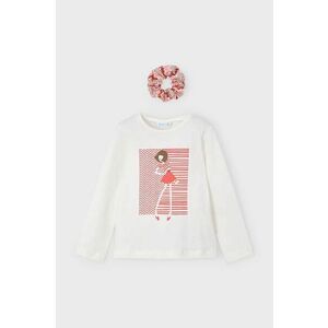 Mayoral longsleeve din bumbac pentru copii culoarea rosu, 3016 imagine