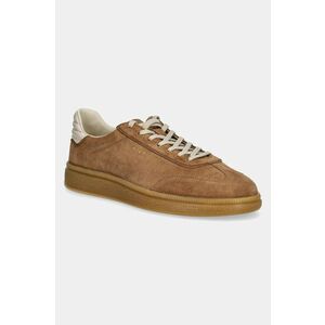 Gant sneakers din piele intoarsă Cuzmo culoarea maro, 30633958.G146 imagine