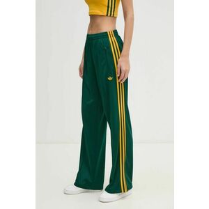 adidas Originals pantaloni de trening Firebird culoarea verde, cu imprimeu, JP2314 imagine