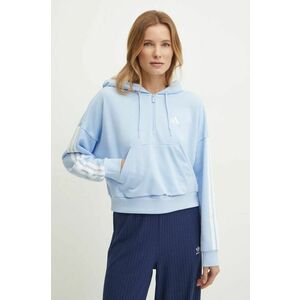 adidas bluza Essentials femei, cu glugă, cu imprimeu, JN1945 imagine