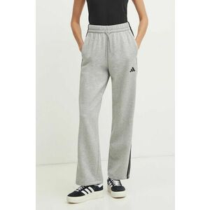 adidas pantaloni de trening Essentials culoarea gri, melanj, JE1302 imagine