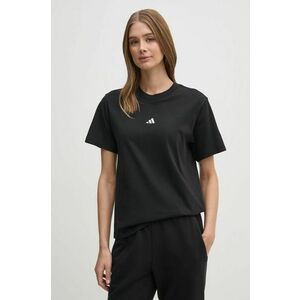 adidas tricou Essentials femei, culoarea negru, JC5943 imagine