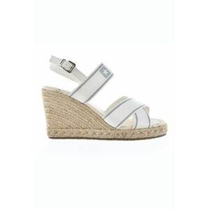 Sandale wedge cu logo imagine