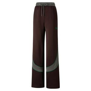 Pantaloni sport cu croiala ampla si snur de ajustare in talie imagine