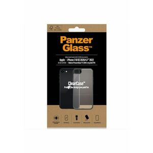 Husa de protectie pentru Apple iPhone 7/8/SE (2020/2022) - Transparenta / Rama Neagra imagine