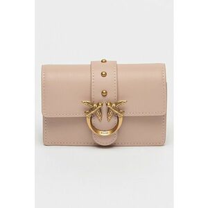 Geanta crossbody de piele cu clapa Love Micro imagine