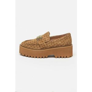 Pantofi loafer cu imprimeu logo imagine