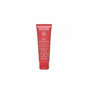 Crema coloranta gold cu actiune anti-pete si anti-imbatranire - cu protectie solara SPF50 - Bee Sun Safe 50 ml imagine