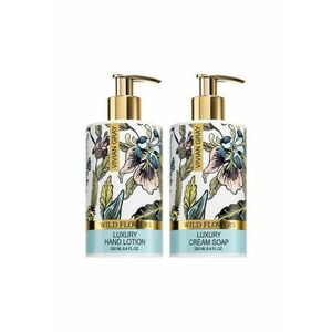 Set Sapun lichid Wild Flowers Femei - 250 ml + Crema de maini - 250 ml imagine