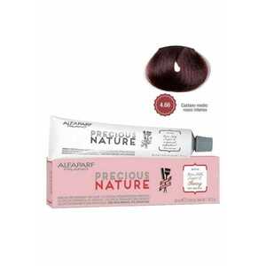 Vopsea Permanenta fara amoniac Precious Nature 4.66 Castano Medio Rosso Intenso - Femei - 60 ml imagine