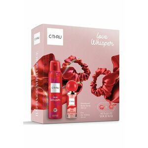 Set cadou Love Whisper - Femei: Apa de toaleta - 30 ml + Deodorant spray pentru corp - 150 ml + Elastice de par cadou imagine