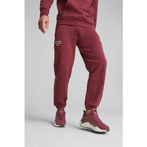 Pantaloni sport din amestec de bumbac cu logo brodat imagine