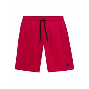 Pantaloni scurti sport pentru barbati - 4FSS23TSHOM156 - Bumbac/Poliester - Rosu imagine