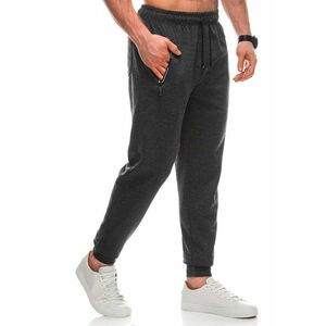 Pantaloni de trening din amestec de bumbac cu terminatii elastice imagine