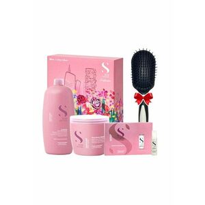 Set Semi Di Lino Moisture Nutritive cu 1000 ml Sampon + 500 ml Masca + 6 fiole x 13 ml Ulei + Perie par imagine