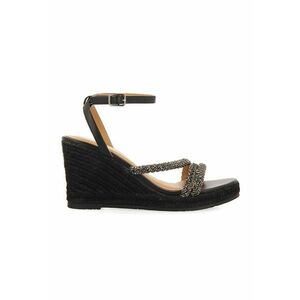 Sandale wedge cu garnituri de piele Menfi imagine