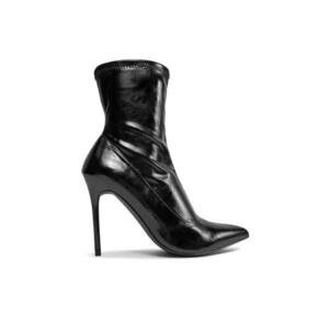 Botine dama - 30321688740 - Piele ecologica - Negru imagine