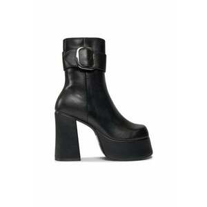 Botine dama - 30296648641 - Piele naturala - Negru imagine