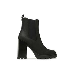 Botine dama - 302906 - Piele ecologica - Negru - imagine