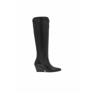 Botine dama - 590558800270336 - Piele naturala - Negru imagine