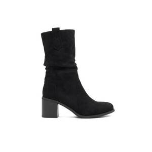 Botine dama - 590558808679636 - Piele ecologica - Negru imagine