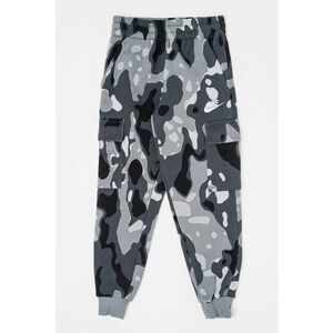 Pantaloni de trening cargo cu model camuflaj imagine