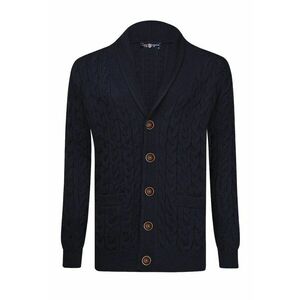 Cardigan cu model torsade si revere imagine