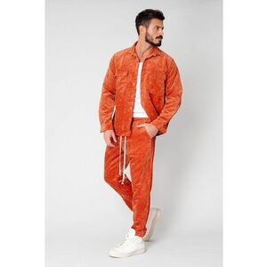 Set Camasa si Pantalon Lung din reiat Orange 14990 imagine