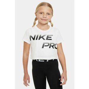 Tricou crop cu imprimeu logo pentru antrenament imagine