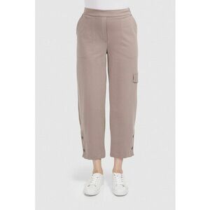 Pantaloni crop cu talie inalta imagine