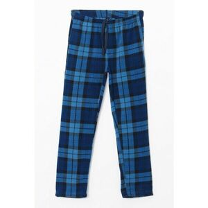 Pantaloni de pijama cu snur de ajustare si model tartan imagine