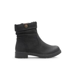 Botine dama - 590558807777038 - Piele ecologica - Negru imagine