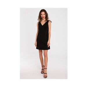 Rochie dama - Decolteu - Eleganta - Maneca lunga - Poliester/Bumbac imagine