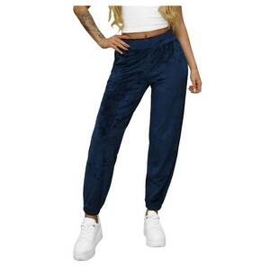 Pantaloni de trening din catifea femei JS/92K528 imagine