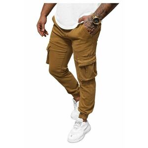 Pantaloni chino jogger pentru barbati camel inchis NB/MP0105KSZ imagine