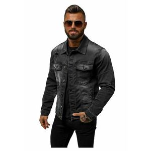 Jacheta de blugi barbati neagra NB/MJ506NZ imagine