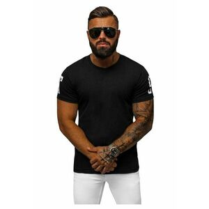 Tricou barbati negru O/8T1260/3 imagine