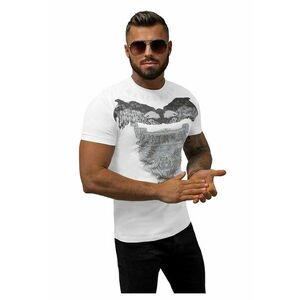 Tricou barbati - Bumbac - Alb1 imagine