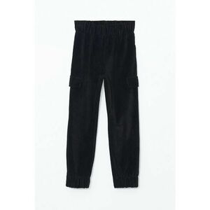 Pantaloni cargo cu aspect de catifea imagine