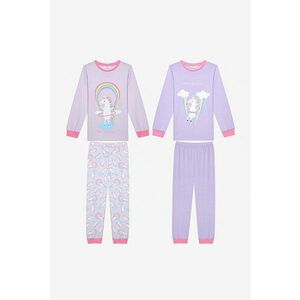 Set de pijama cu imprimeu unicorn - 2 Piese imagine