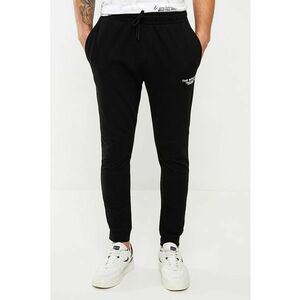 Pantaloni de trening din amestec de bumbac cu talie elastica imagine