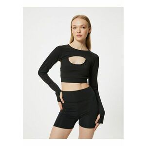 Bluza crop pentru fitness imagine