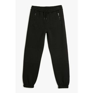 Pantaloni de trening cu buzunare cu fermoar imagine