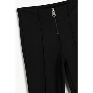 Pantaloni bootcut cu cusaturi frontale imagine