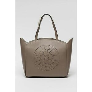 Geanta shopper din piele cu logo imagine